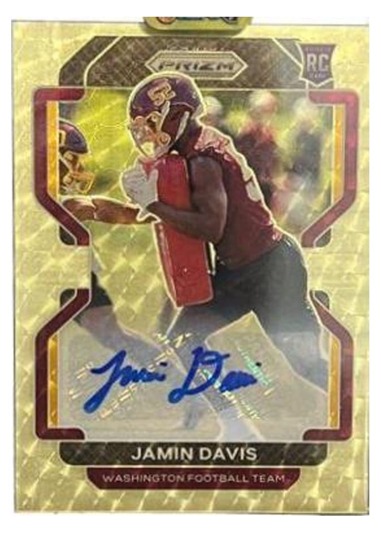 2021 Panini Prizm Base Set Jamin Davis #383 card