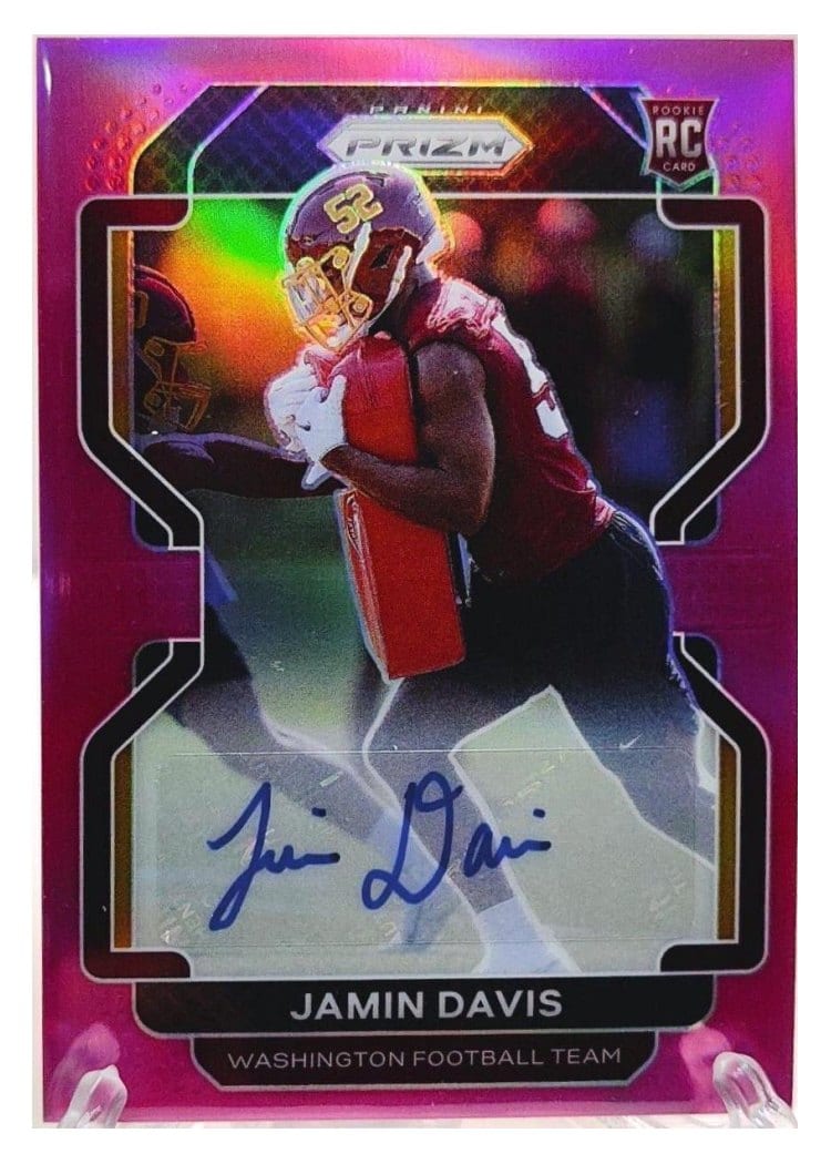 2021 Panini Prizm Base Set Jamin Davis #383 card