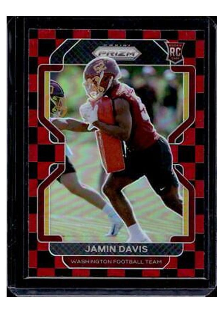 2021 Panini Prizm Base Set Jamin Davis #383 card