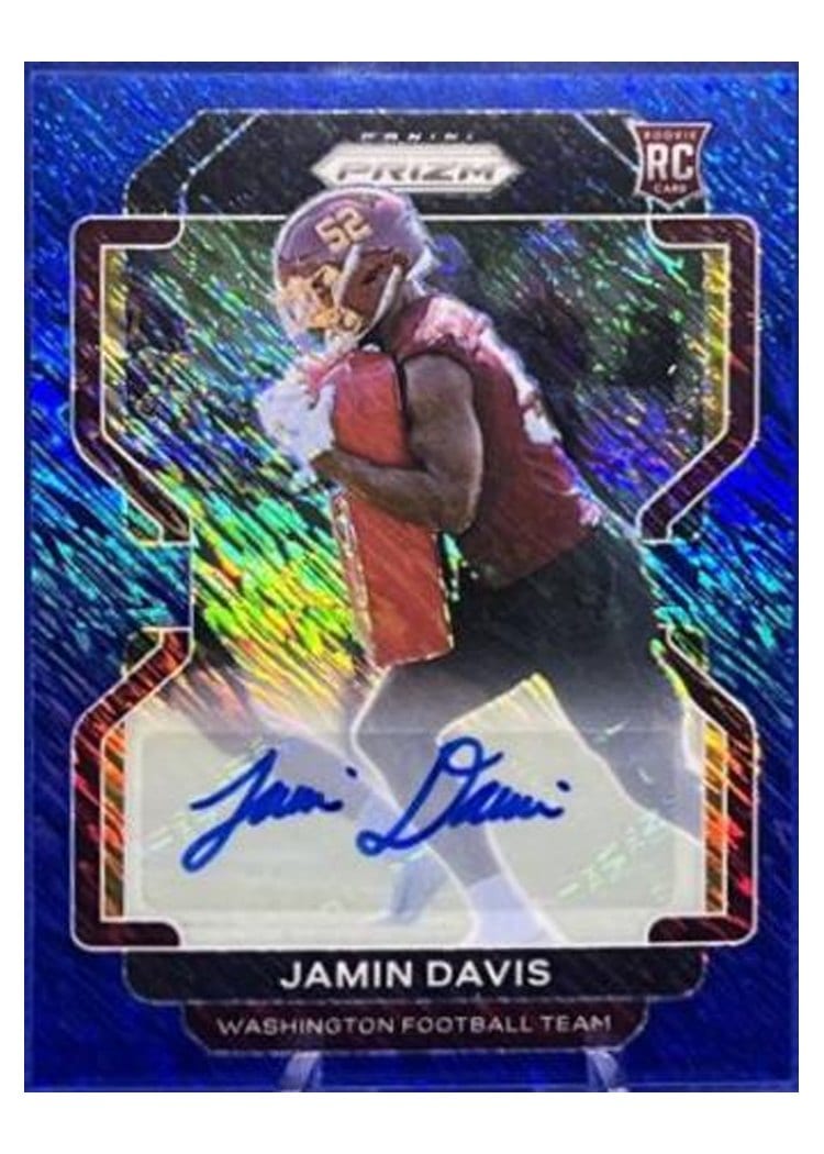 2021 Panini Prizm Base Set Jamin Davis #383 card