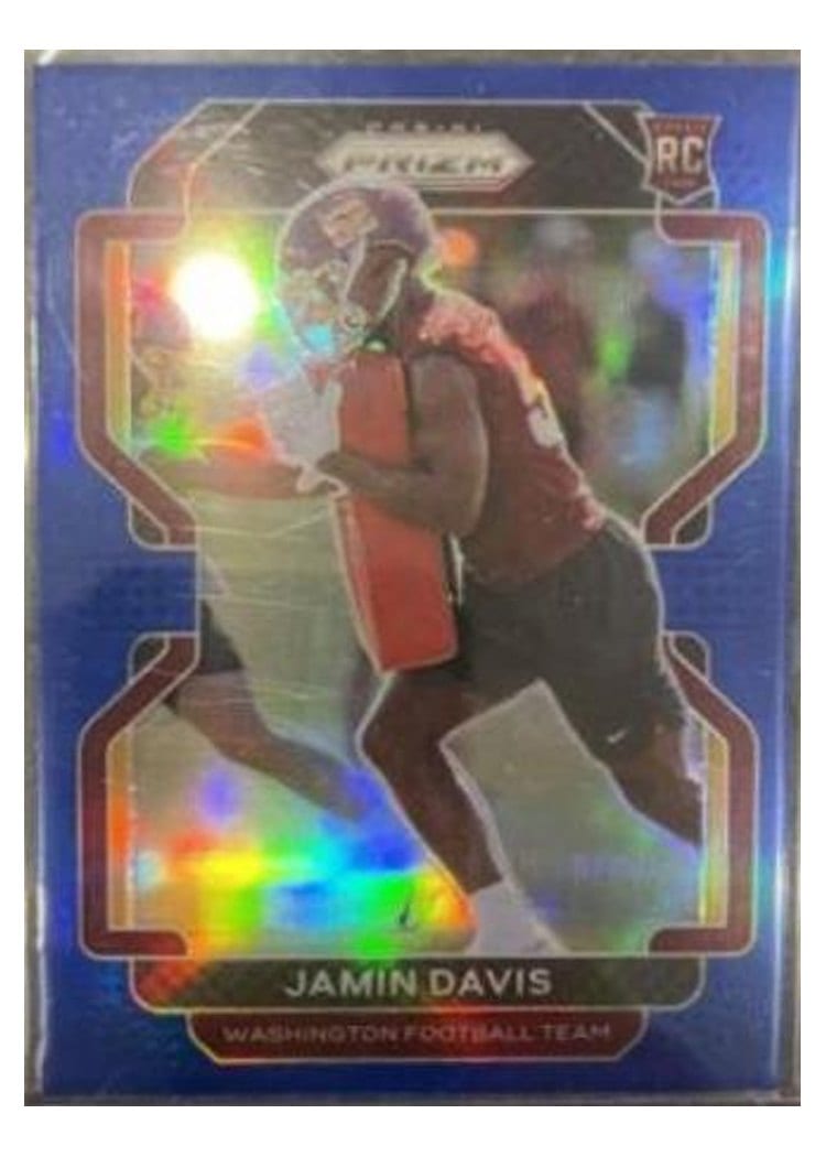 2021 Panini Prizm Base Set Jamin Davis #383 card