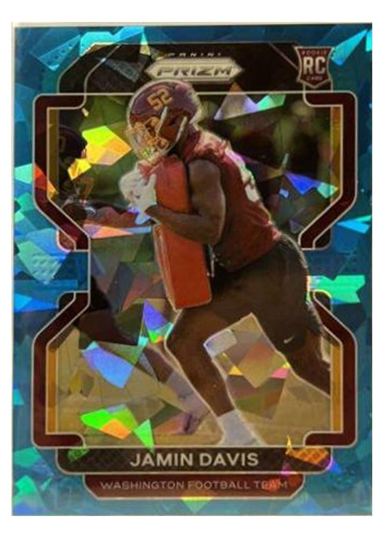 2021 Panini Prizm Base Set Jamin Davis #383 card