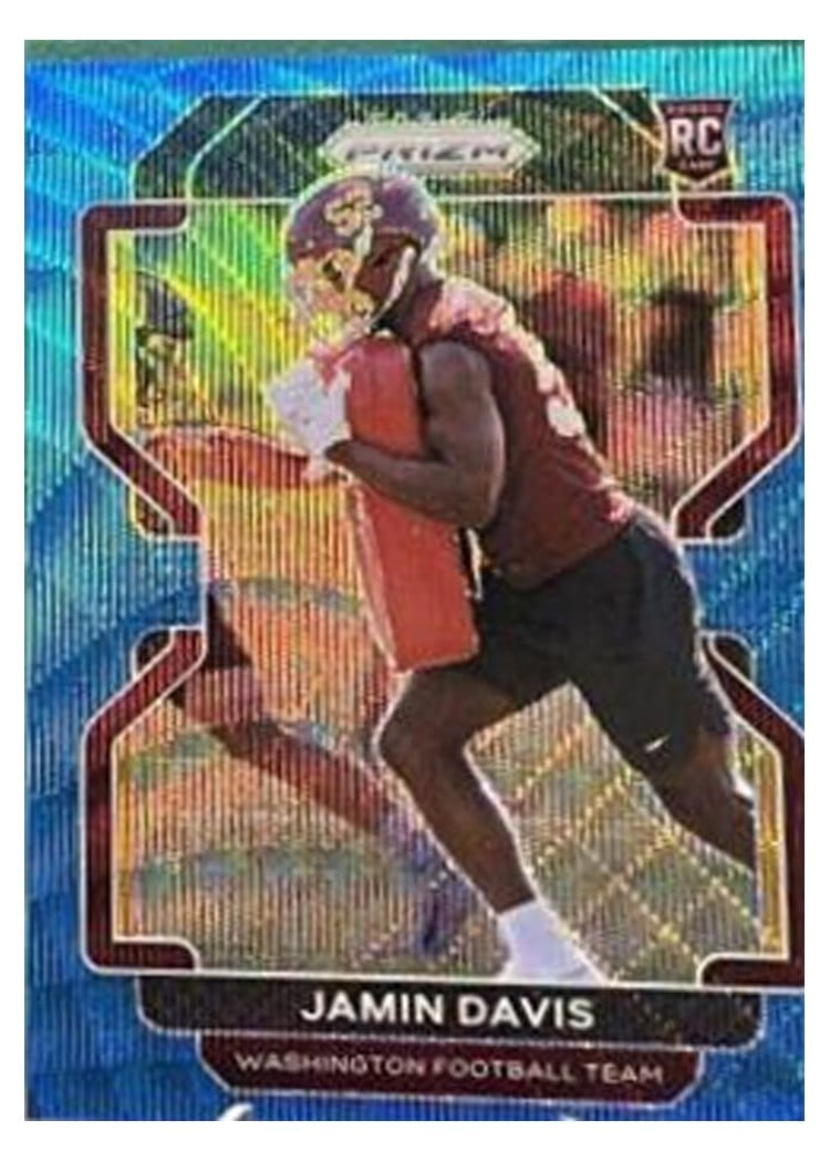 2021 Panini Prizm Base Set Jamin Davis #383 card