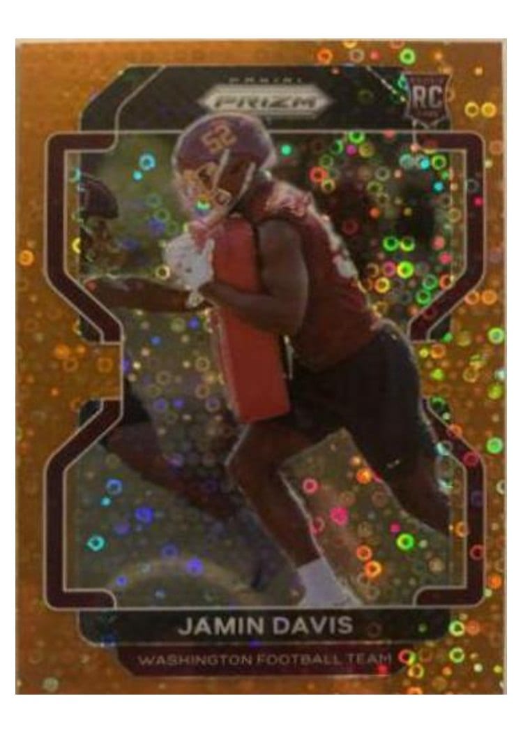 2021 Panini Prizm Base Set Jamin Davis #383 card