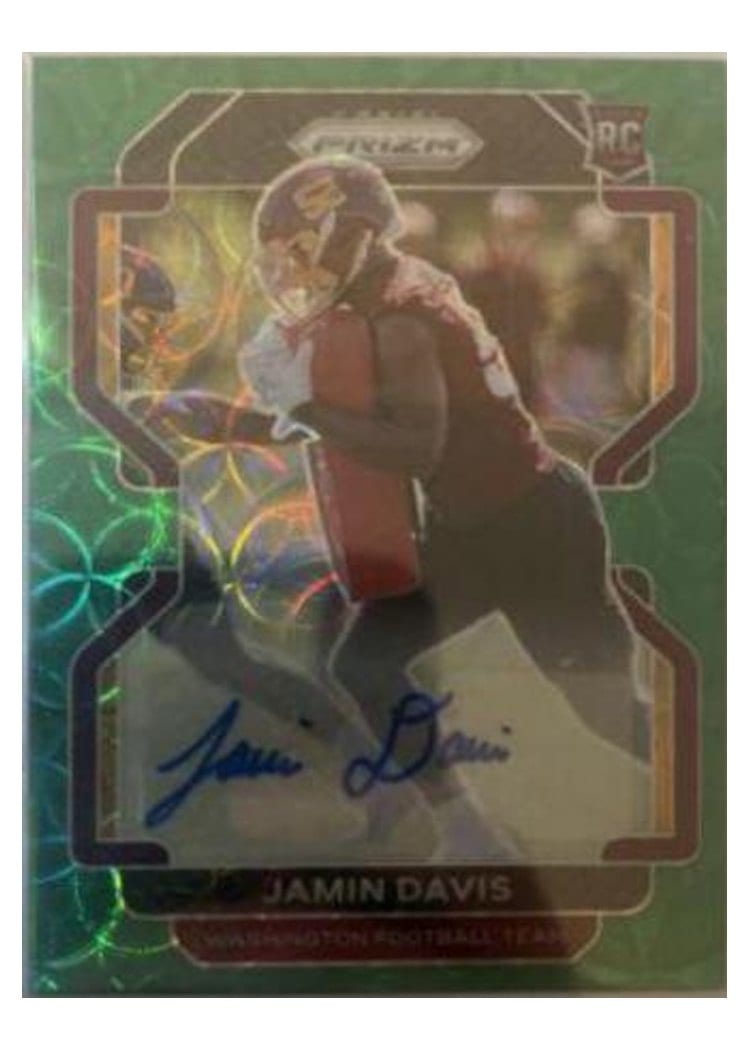 2021 Panini Prizm Base Set Jamin Davis #383 card