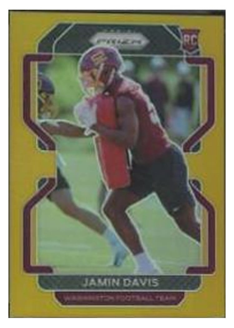 2021 Panini Prizm Base Set Jamin Davis #383 card