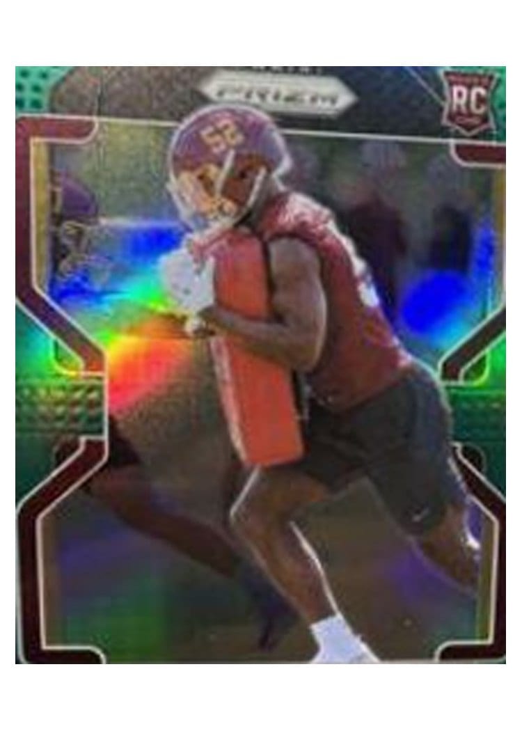 2021 Panini Prizm Base Set Jamin Davis #383 card