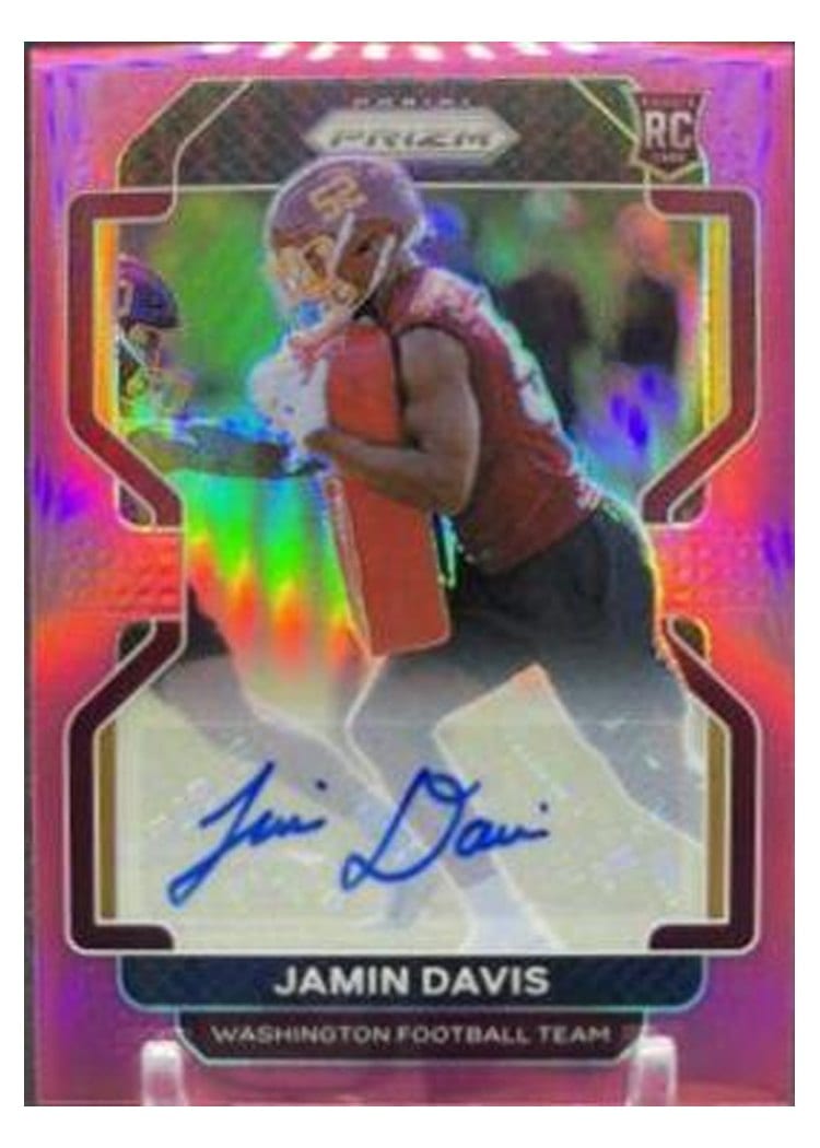 2021 Panini Prizm Base Set Jamin Davis #383 card