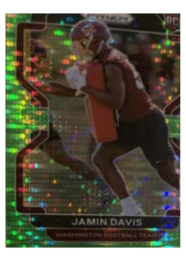 2021 Panini Prizm Base Set Jamin Davis #383 card