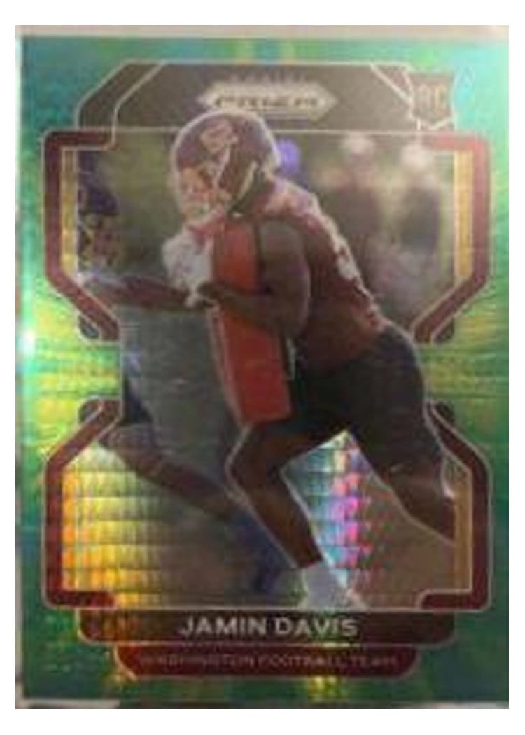 2021 Panini Prizm Base Set Jamin Davis #383 card