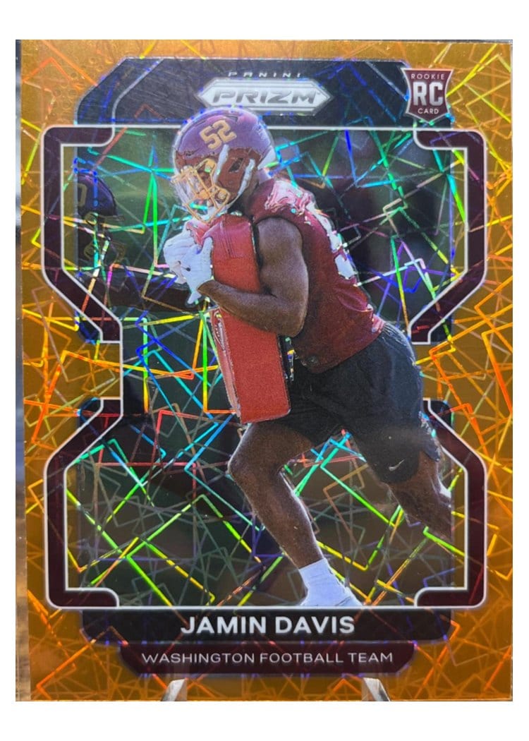 2021 Panini Prizm Base Set Jamin Davis #383 card