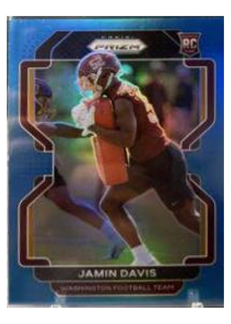 2021 Panini Prizm Base Set Jamin Davis #383 card