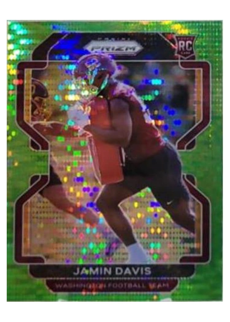 2021 Panini Prizm Base Set Jamin Davis #383 card