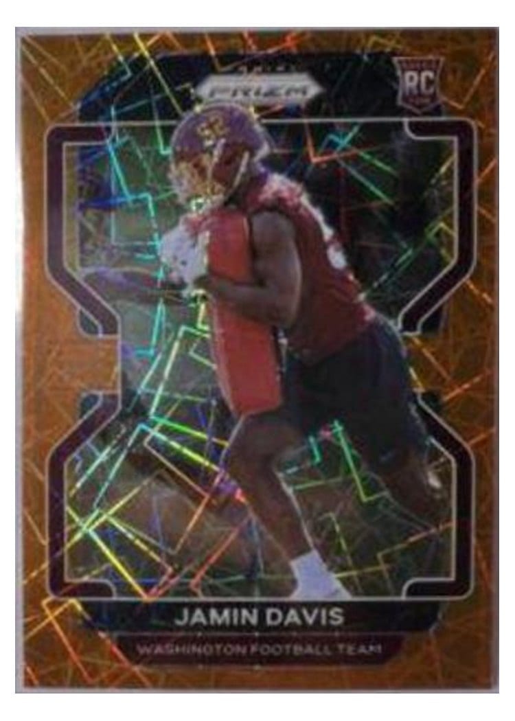 2021 Panini Prizm Base Set Jamin Davis #383 card