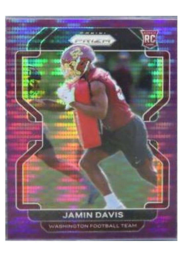 2021 Panini Prizm Base Set Jamin Davis #383 card