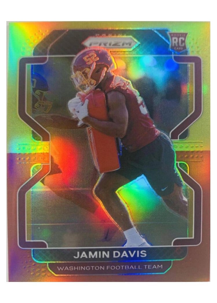2021 Panini Prizm Base Set Jamin Davis #383 card