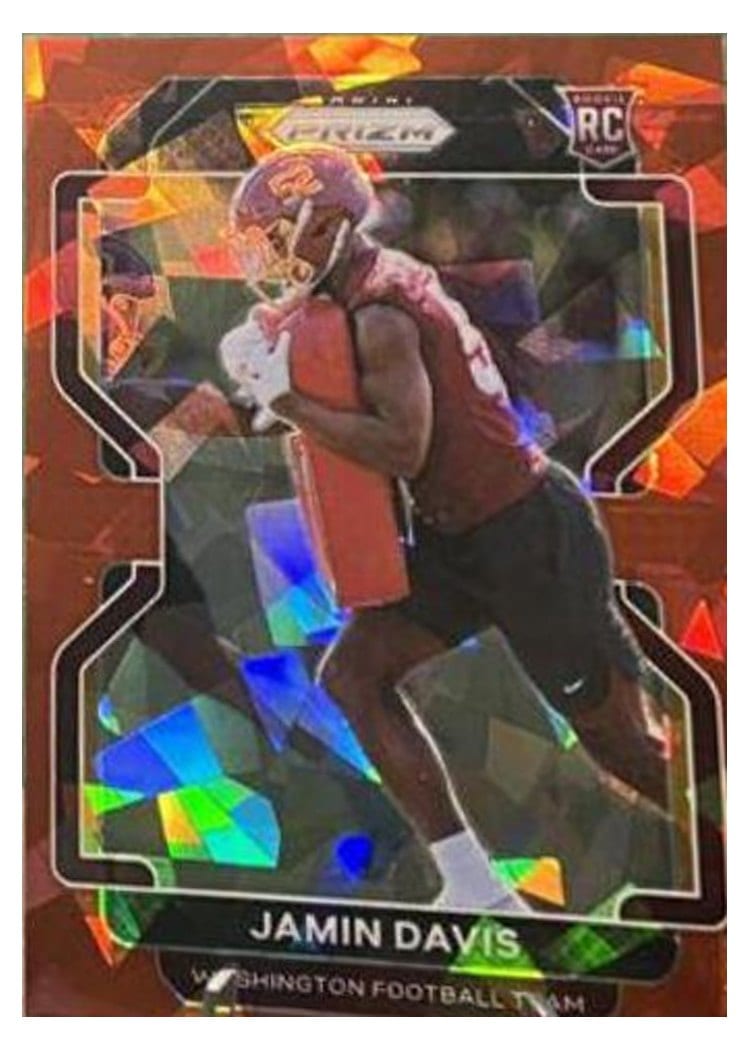 2021 Panini Prizm Base Set Jamin Davis #383 card