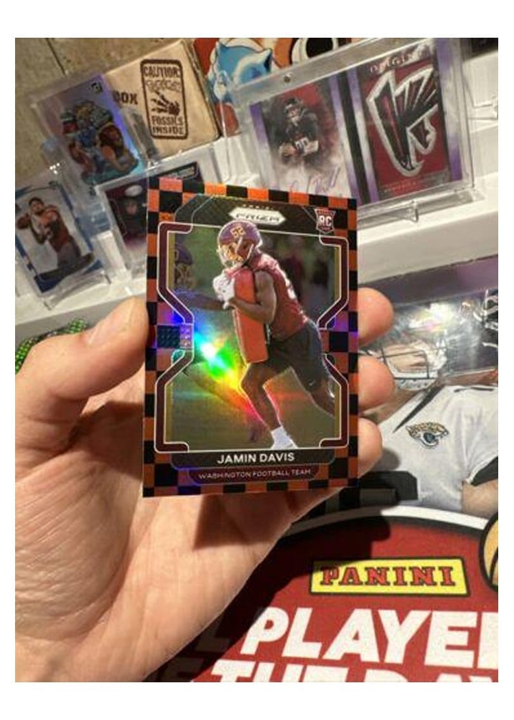 2021 Panini Prizm Base Set Jamin Davis #383 card