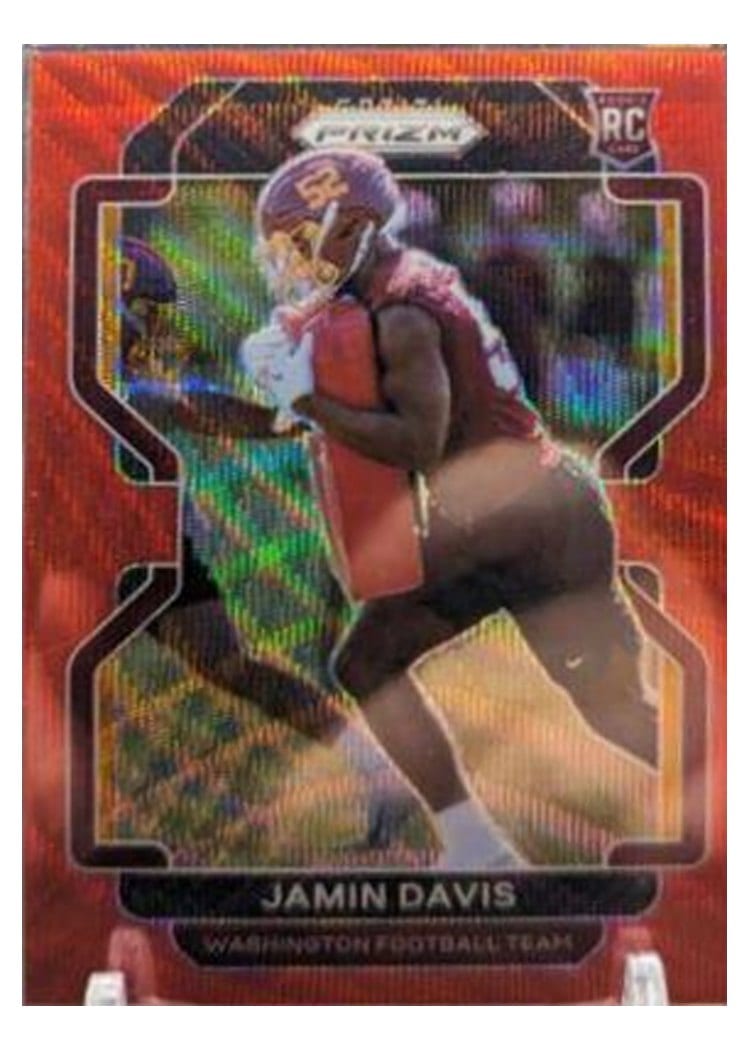 2021 Panini Prizm Base Set Jamin Davis #383 card