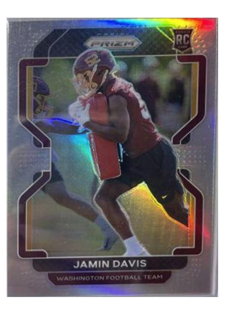 2021 Panini Prizm Base Set Jamin Davis #383 card