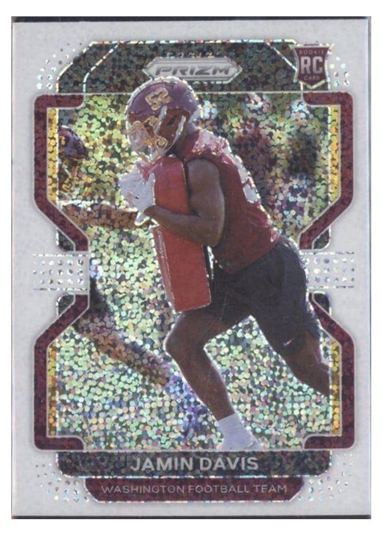 2021 Panini Prizm Base Set Jamin Davis #383 card