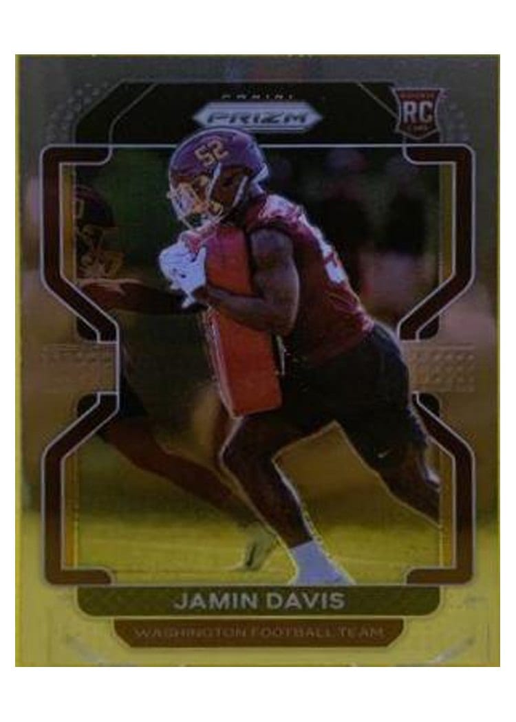 2021 Panini Prizm Base Set Jamin Davis #383 card