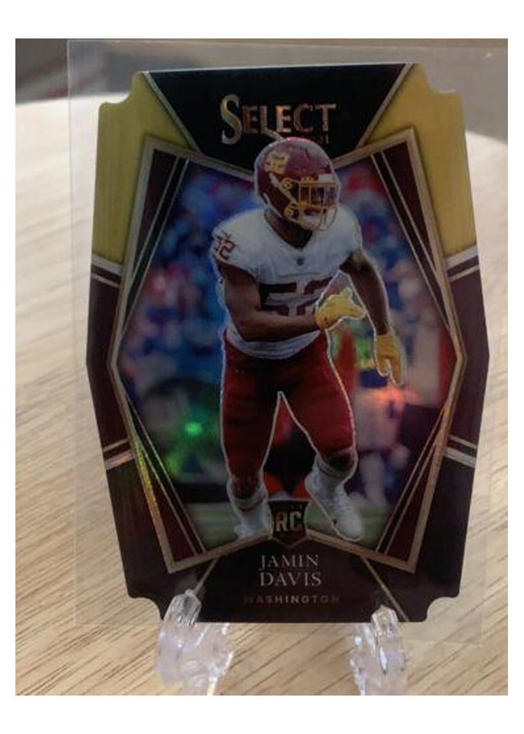2021 Panini Select Base Set Jamin Davis #187 card