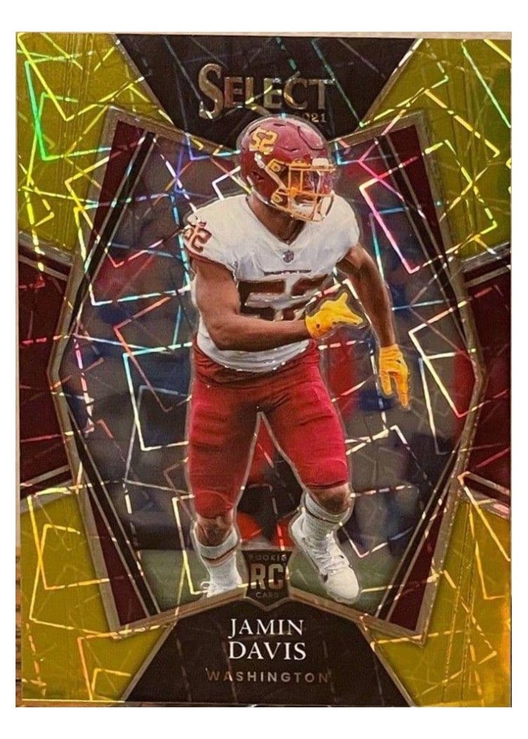 2021 Panini Select Base Set Jamin Davis #187 card