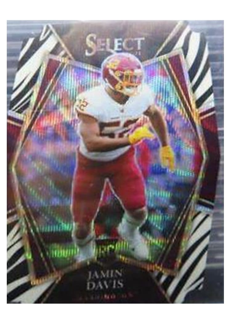 2021 Panini Select Base Set Jamin Davis #187 card