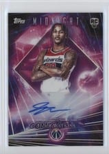 2025-26 Topps Midnight Dark Matter Autographs Rookies Jamir Watkins #DMAR-JW card