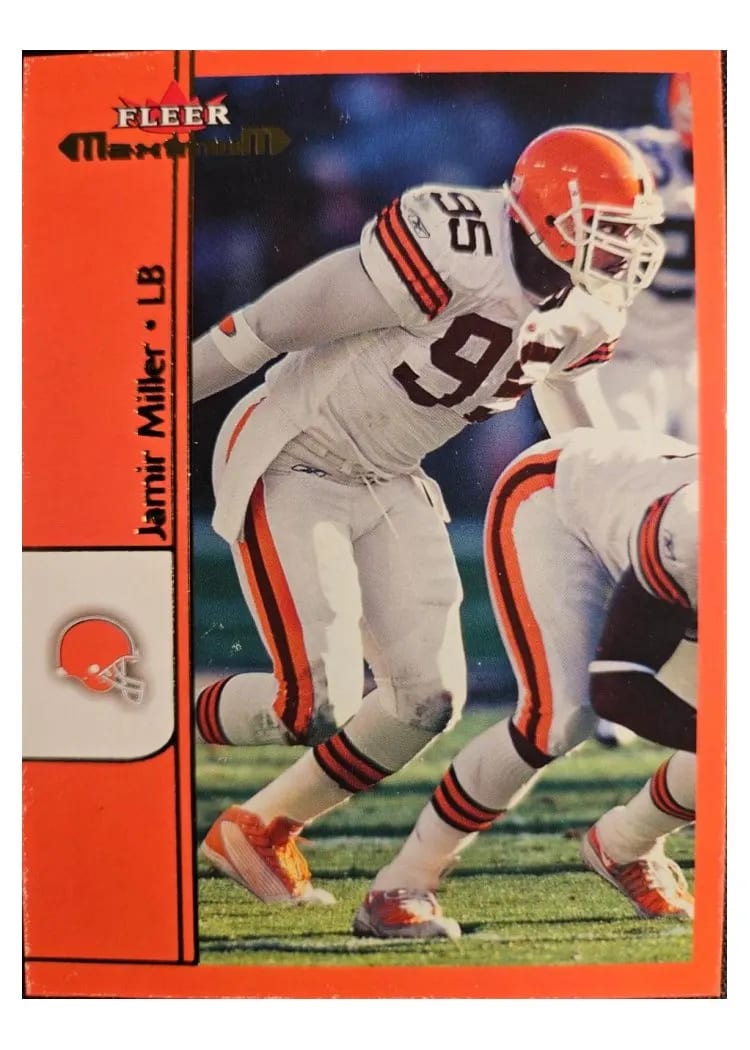 2002 Fleer Maximum Jamis Miller #54 card