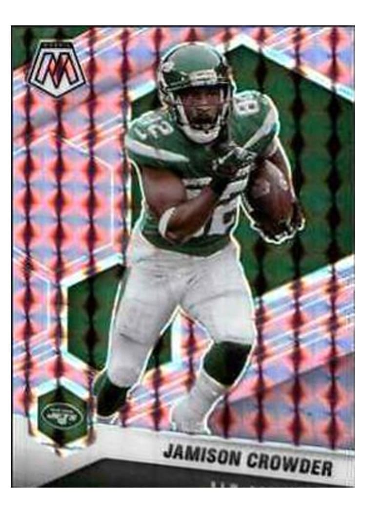 2021 Panini Mosaic Base Set Jamison Crowder Purple Mosaic #159 card