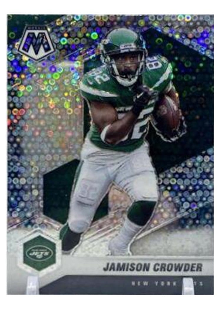 2021 Panini Mosaic Base Set Jamison Crowder No Huddle Silver Mosaic #159 card