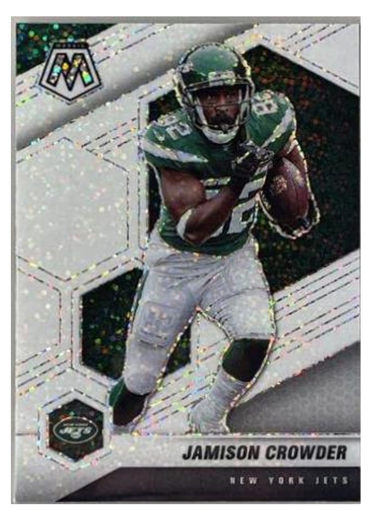 2021 Panini Mosaic Base Set Jamison Crowder White Sparkle #159 card