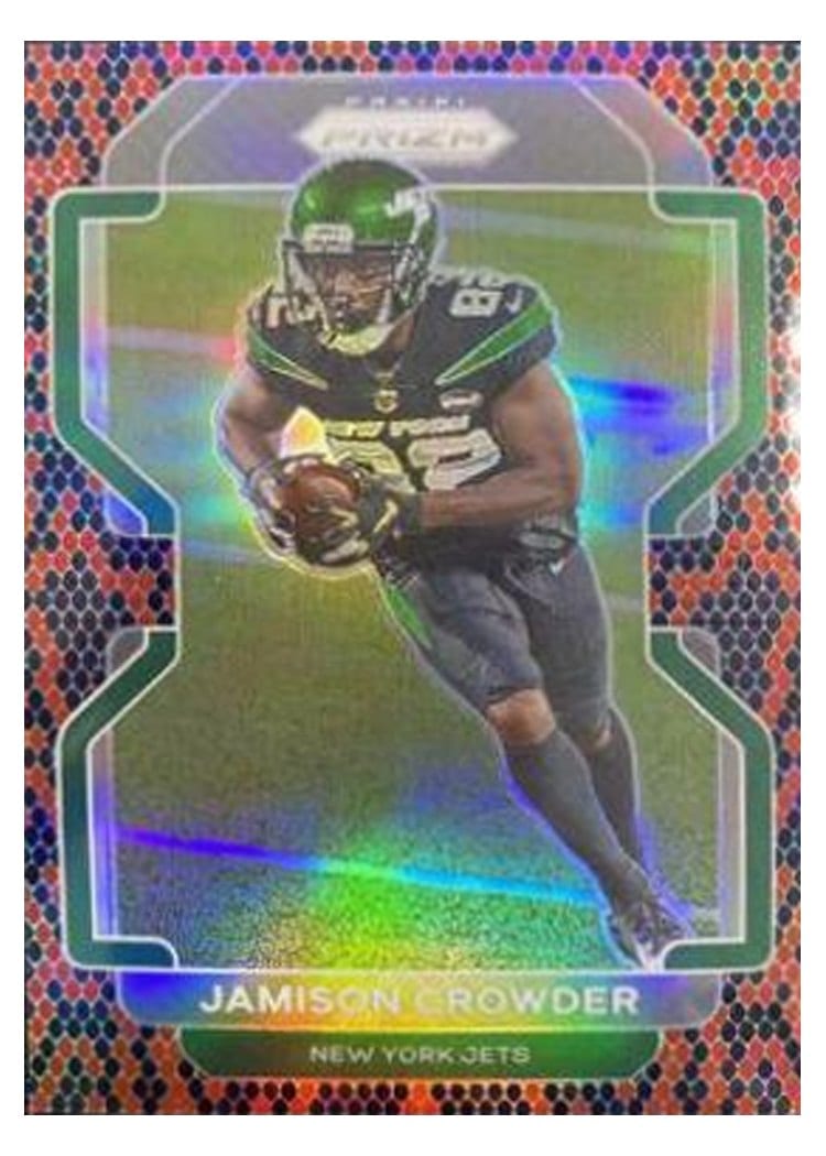 2021 Panini Prizm Base Set Jamison Crowder #86 card