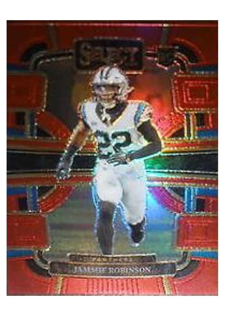 2023 Panini Select Base Set Jammie Robinson Red Prizm #15 card