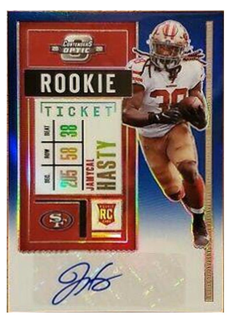 2020 Panini Contenders Optic Base Set Jamycal Hasty #202 card