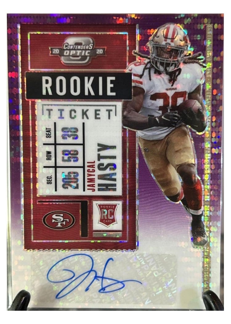 2020 Panini Contenders Optic Base Set Jamycal Hasty #202 card