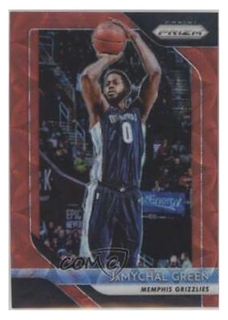 2018-19 Panini Prizm Base Set JaMychal Green Red Choice Prizm #126 card