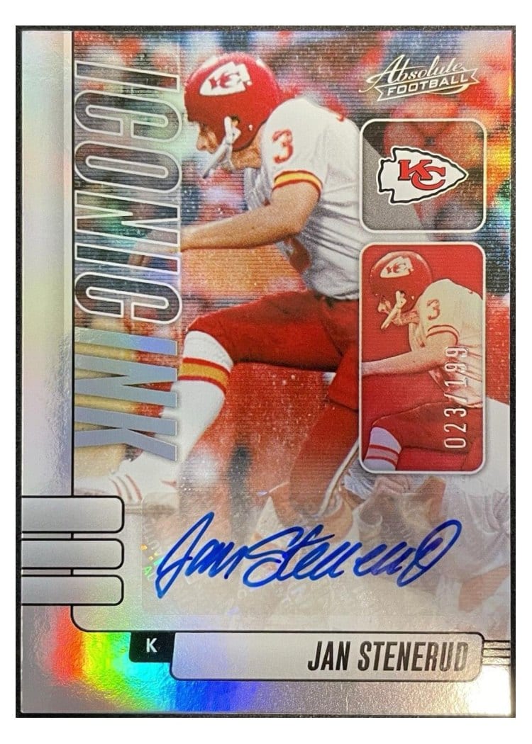 2024 Panini Absolute Iconic Ink Jan Stenerud #II-JSD card