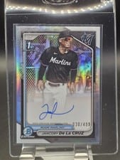 2024 Bowman Chrome Prospects Autographs Jancory De La Cruz #CPA-JDL card