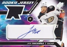 2020-21 SPx Rookie Autograph Jersey Jani Hakanpaa #JH card