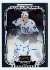 2025-26 O-Pee-Chee Platinum Rookie Autographs Jani Nyman #R-JN card