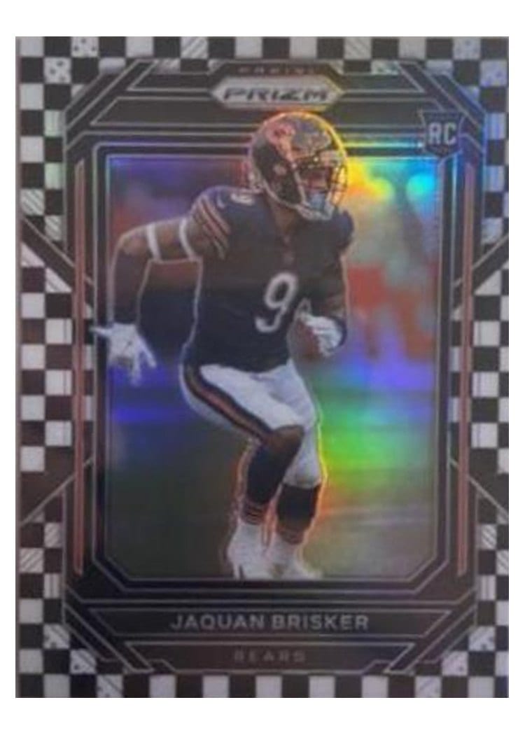 2022 Panini Prizm Base Set Jaquan Brisker Black White Checker #391 card