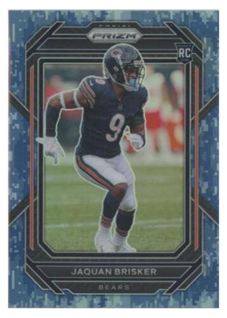 2022 Panini Prizm Base Set Jaquan Brisker Navy Camo #391 card