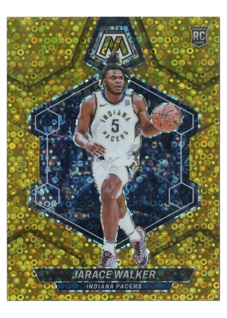 2023-24 Panini Mosaic Base Set Jarace Walker Gold Fast Break #210 card