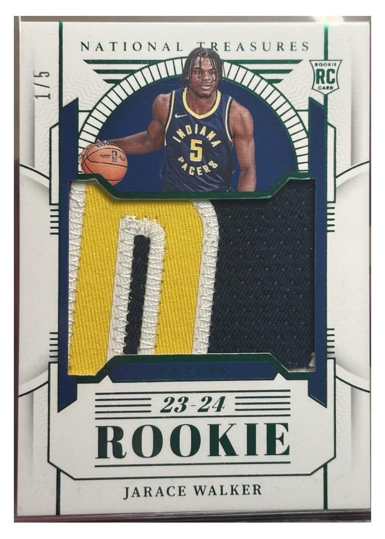 2023-24 Panini National Treasures Rookie Patches Jarace Walker #162 card