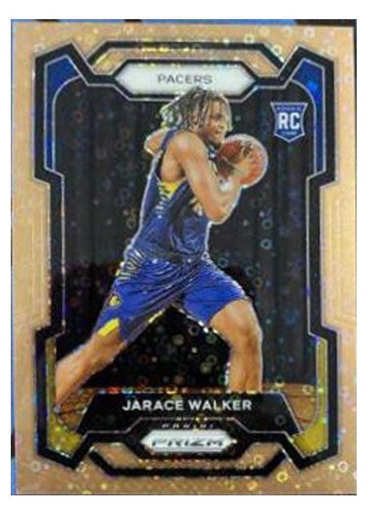 2023-24 Panini Prizm Base Set Jarace Walker Fast Break Bronze #168 card