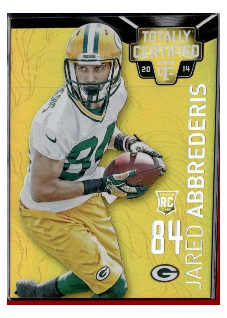 2014 Panini Totally Certified Jared Abbrederis #123 card
