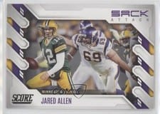 2022 Score Sack Attack Jared Allen #SA-JA card